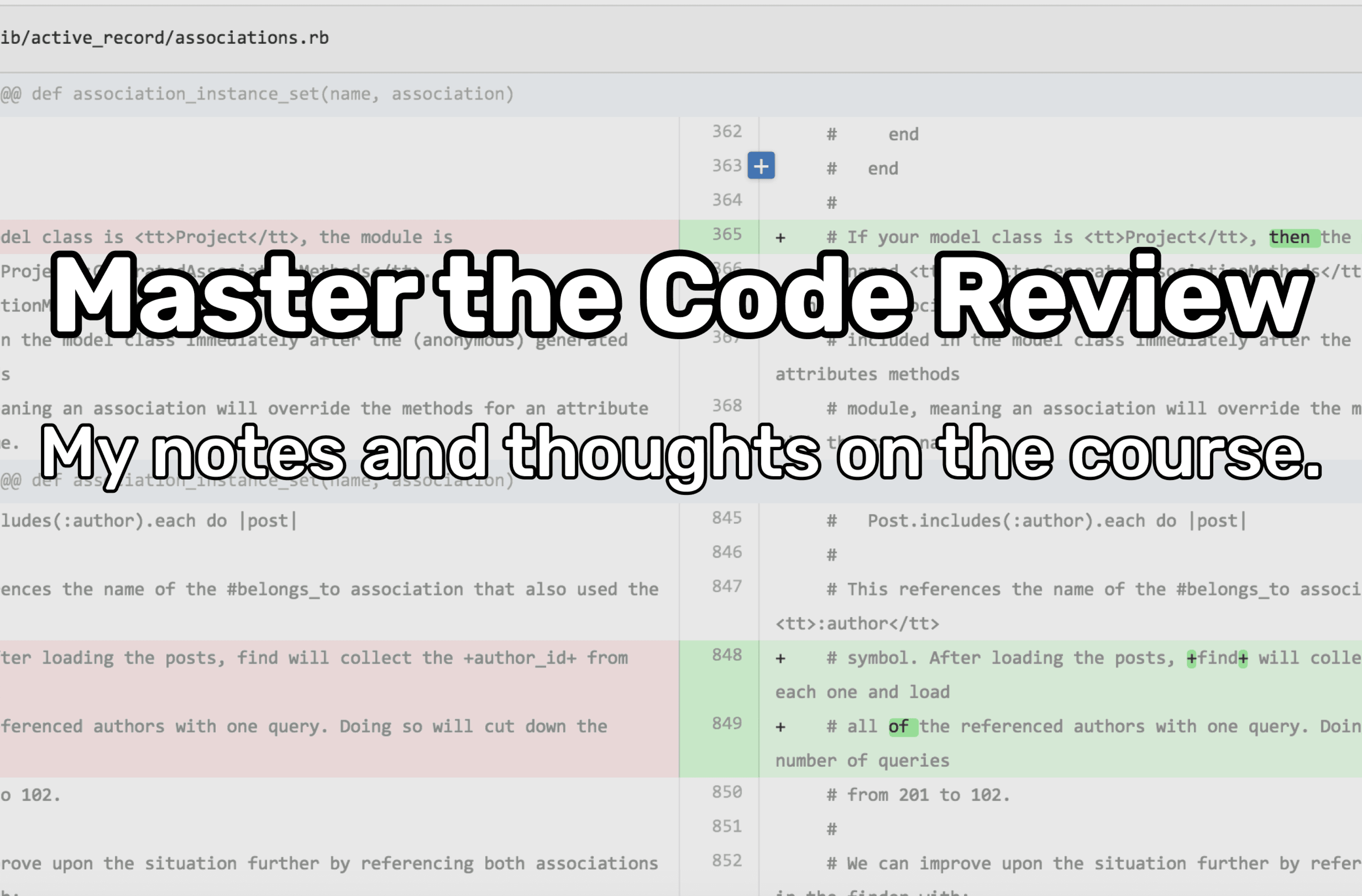 Master the Code Review