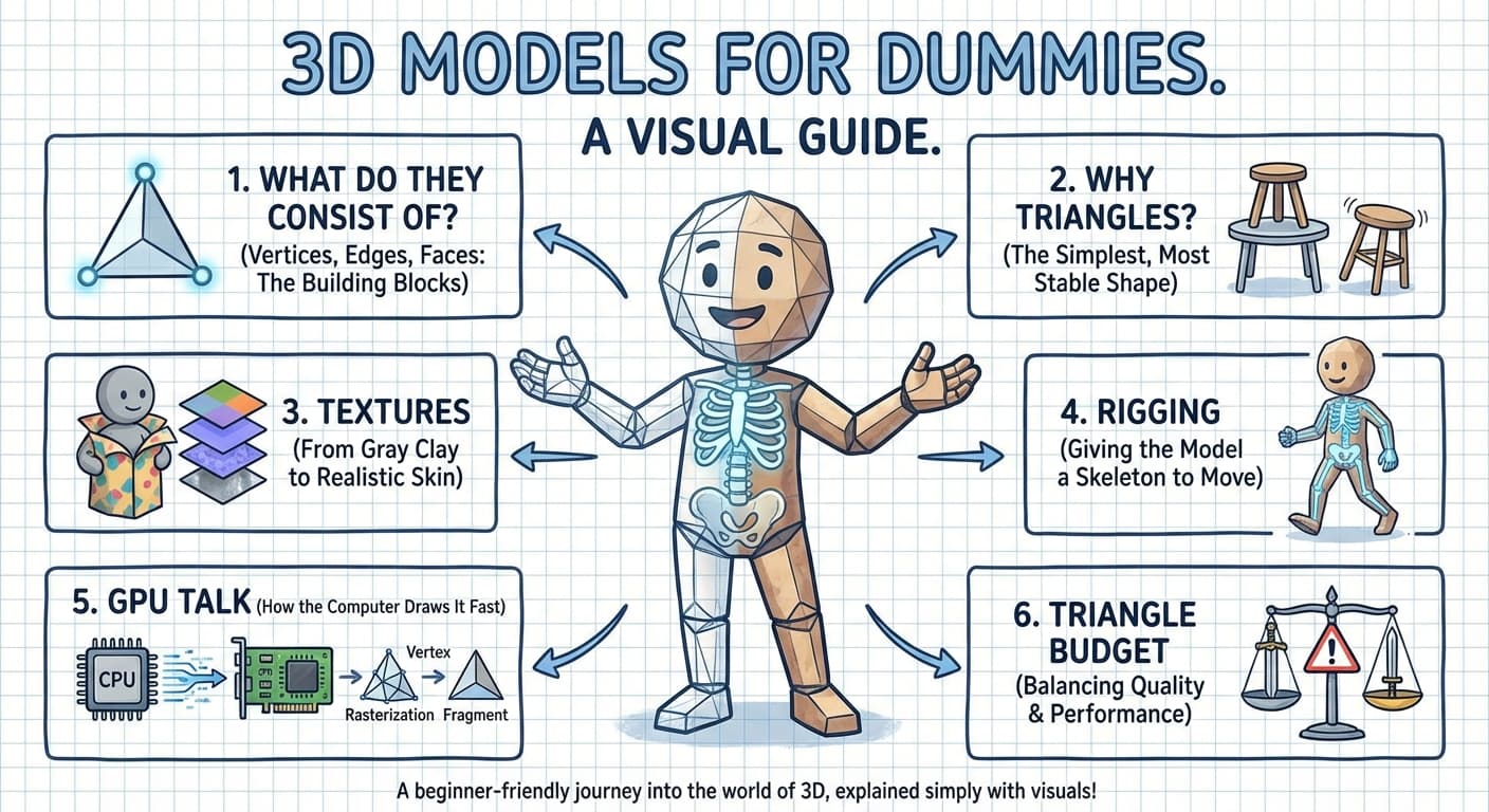 3D models for dummies. A visual guide.