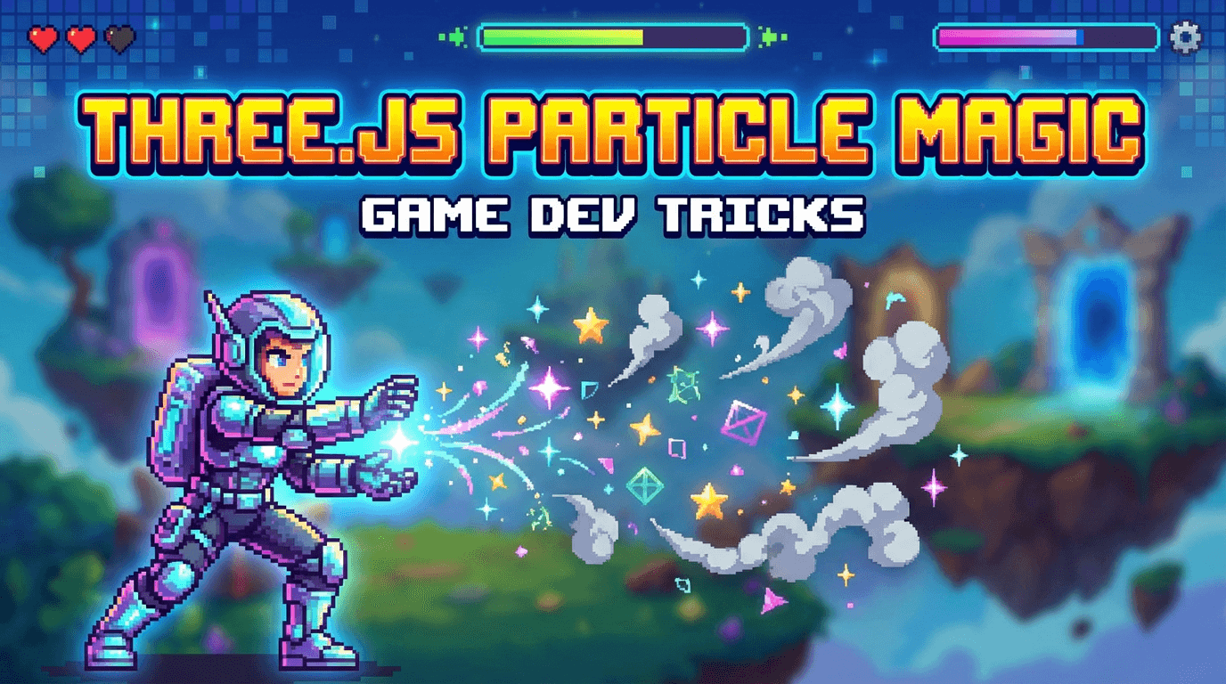 Particle systems in games with threejs and tricks to make them look good
