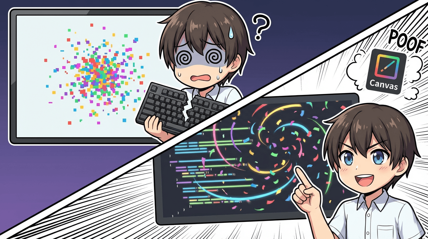 I Animated 250 Particles in React and It Froze. Canvas Fixed It in 100 Lines.