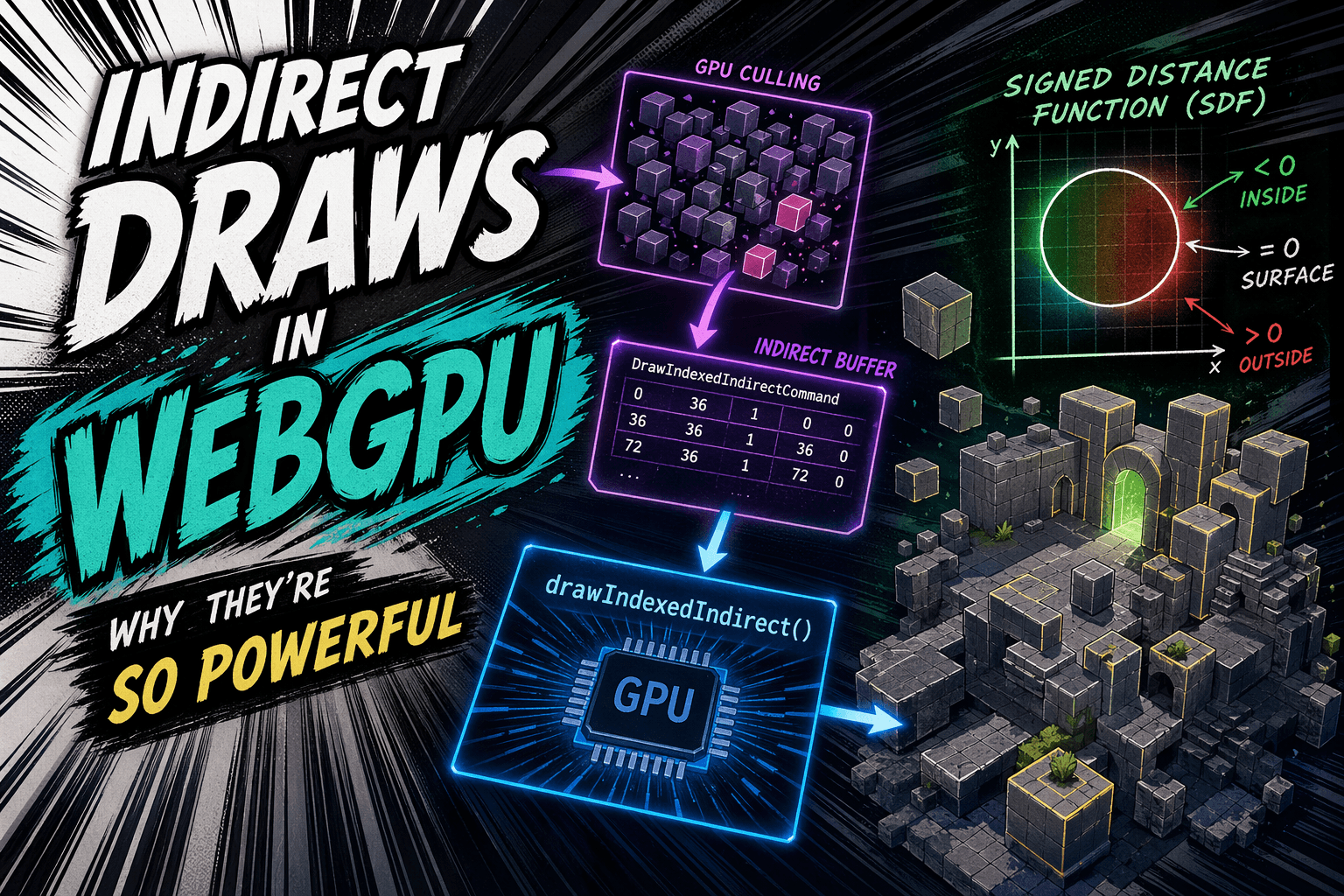 Indirect draws in WebGPU and why they're so powerful