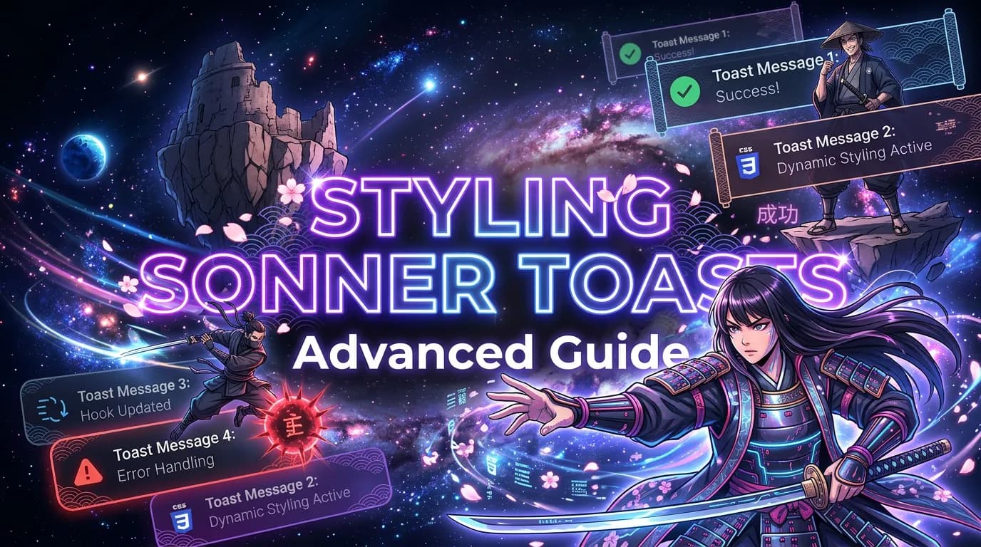 Styling Sonner Toasts: Advanced Guide
