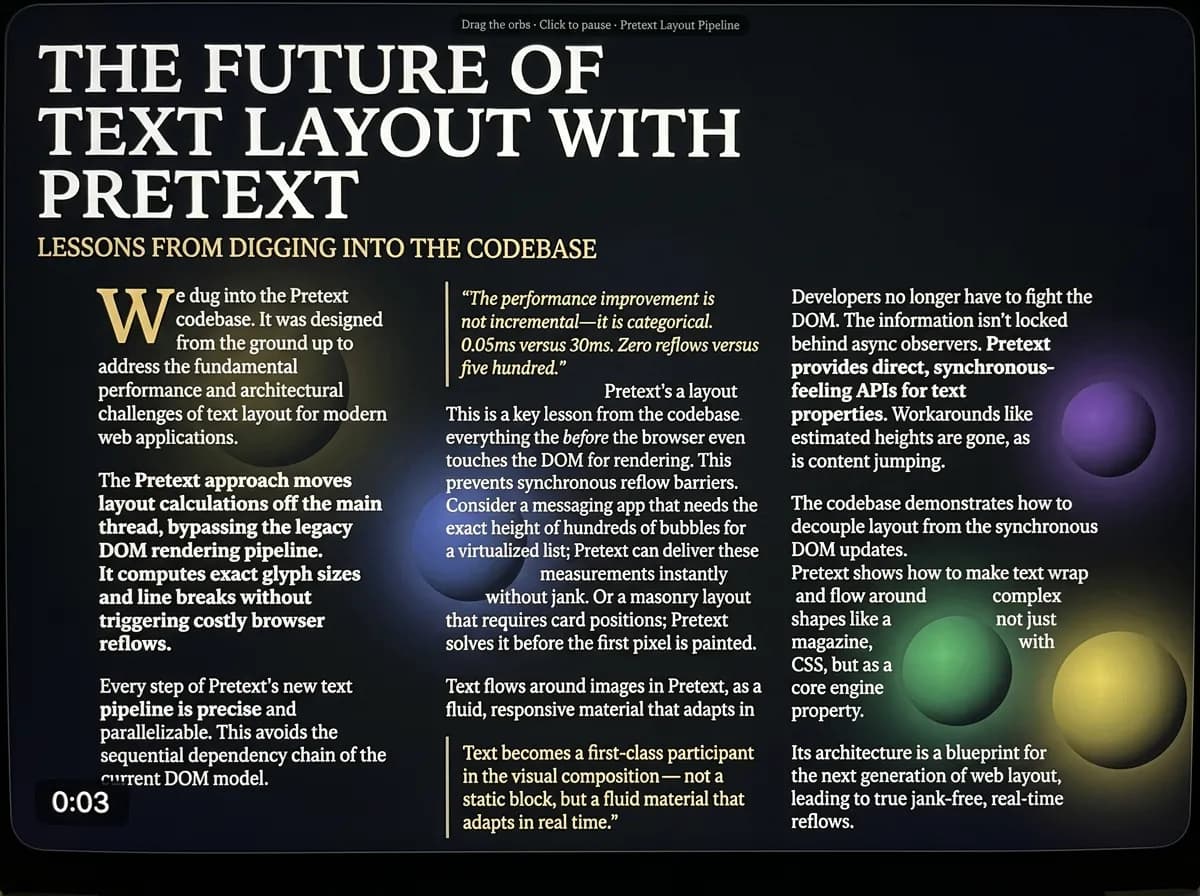 I dug into Pretext codebase. Lessons we can learn.